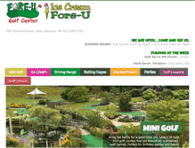 Tablet Screenshot of foreugolf.com